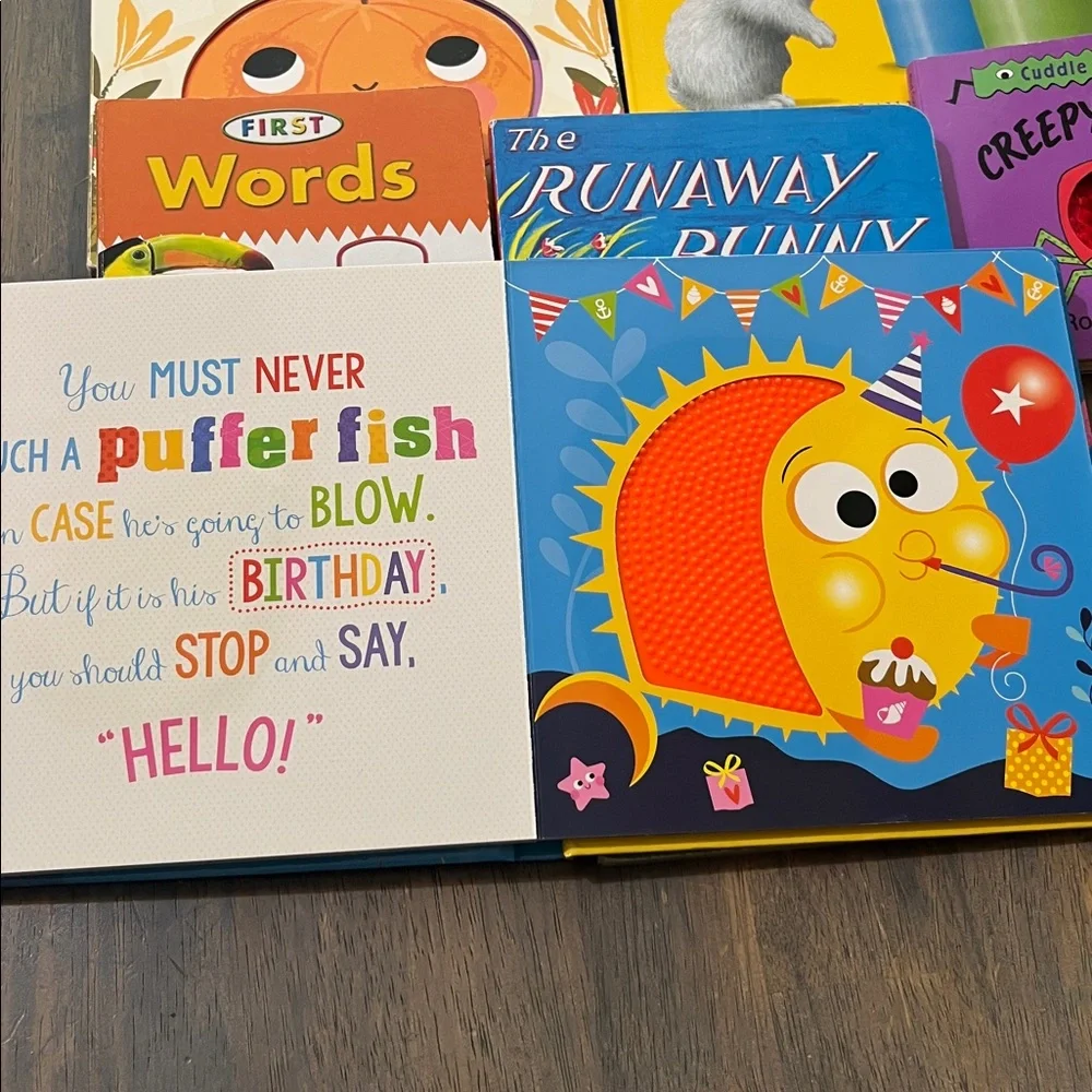 CHILDREN’S BOARD BOOKS SET OF 8 NEW KIDS BOOKS LEARNING #79